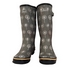 Half Height Green Rain Boots - Wide Foot and Ankle