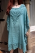 Womens Italian Cotton Lacey Kaftan Dress (was 45) (Copy)