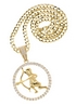 10K Yellow Gold Zodiac Pisces Necklace | Appx. 17.9 Grams