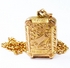 Magnificent Hallmarked Gold Edwardian Large Heart Locket Necklace
