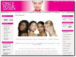 http://www.onlyyourskincare.co.uk website