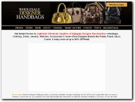 http://www.wholesaledesignerhandbags.com website