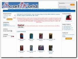 http://www.scarfworld.co.za website