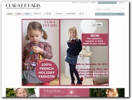 http://www.claradeparis.com website