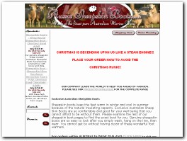 http://www.aussiesheepskinboots.com website