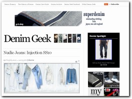 http://www.denimgeek.com website