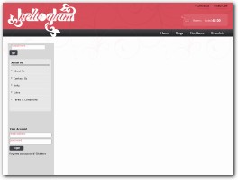 http://www.helloglam.co.uk website