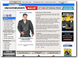 http://www.onlyleatherjackets.com/ website