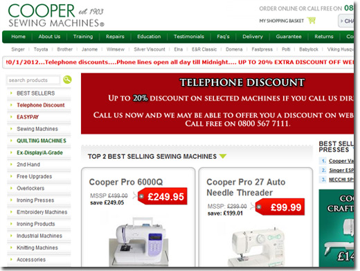 http://www.sewingmachinediscount.co.uk/ website