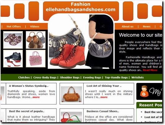 http://www.fashionellehandbagsandshoes.com website