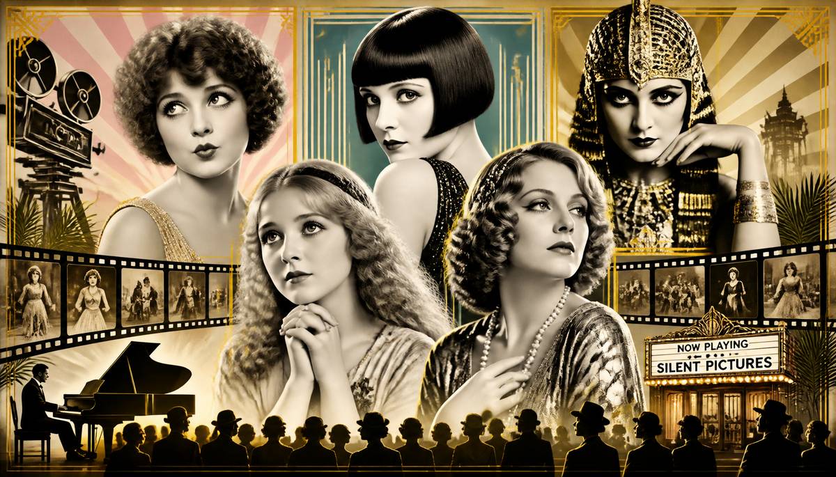 Silent Film Sirens: 1920s Hollywood Glamour