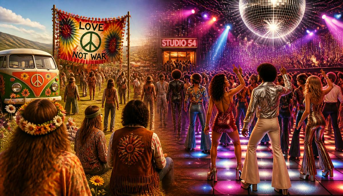 Hippie to Disco: Transitioning Trends of the 1970s