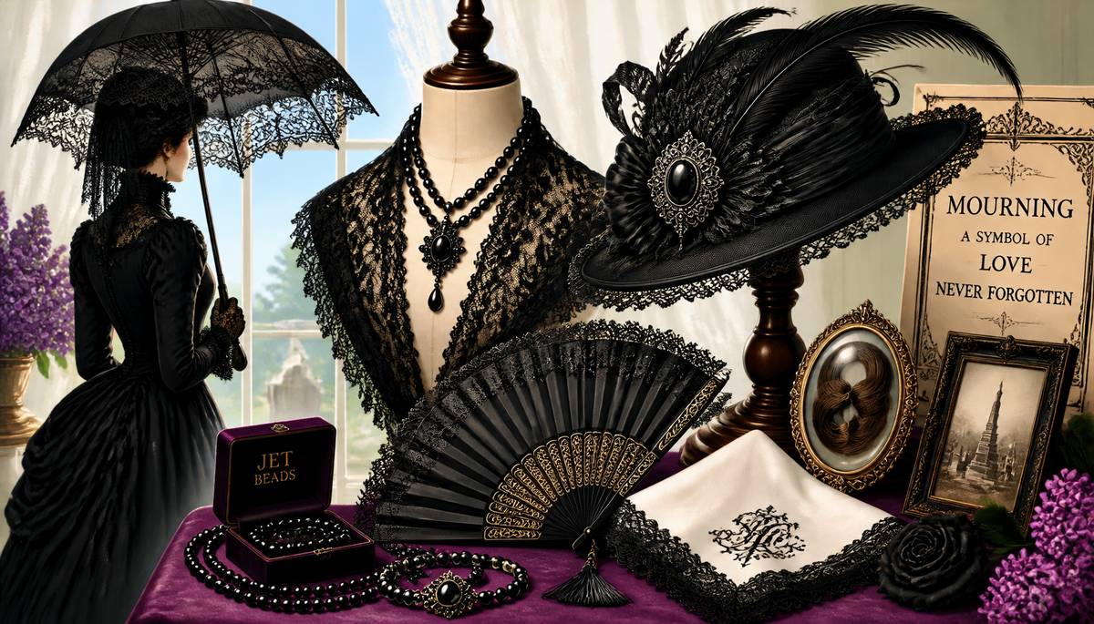 Victorian Lace and Mourning Attire: Elegance in Grief