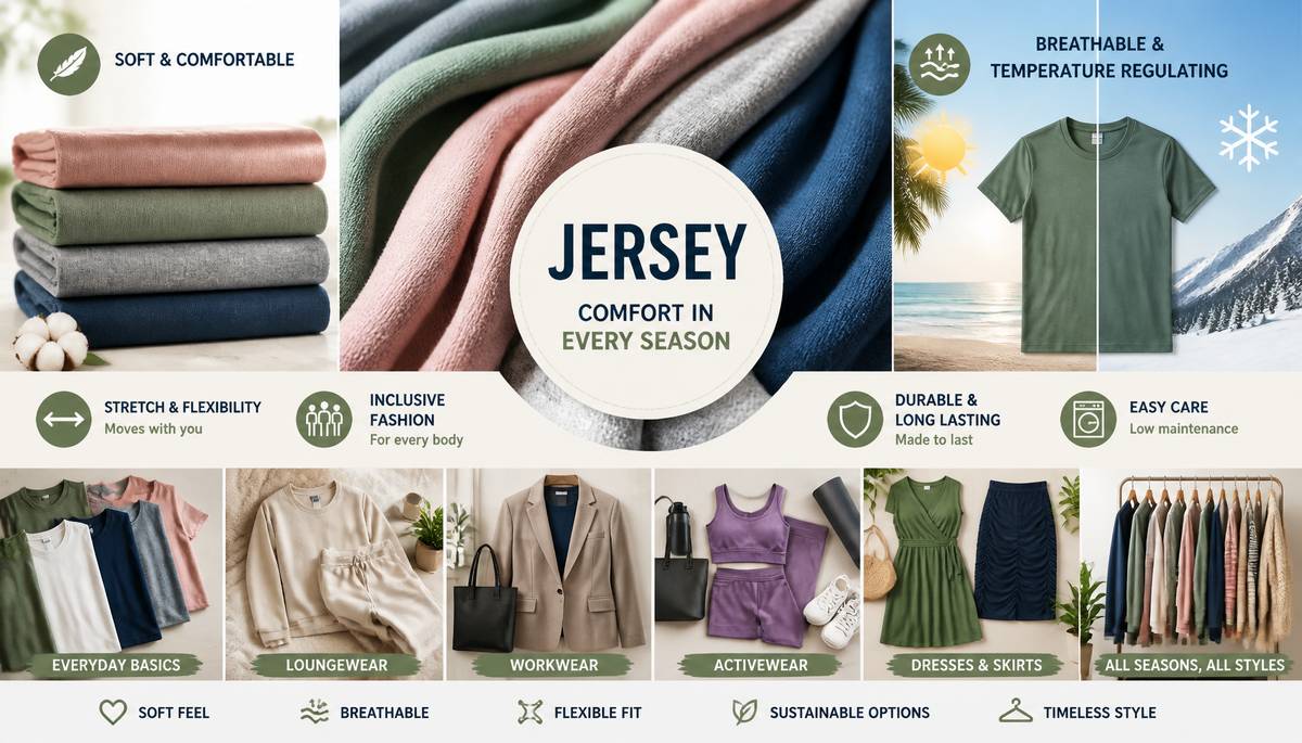 Why Jersey is the Comfiest Fabric You�ll Want All Year Round