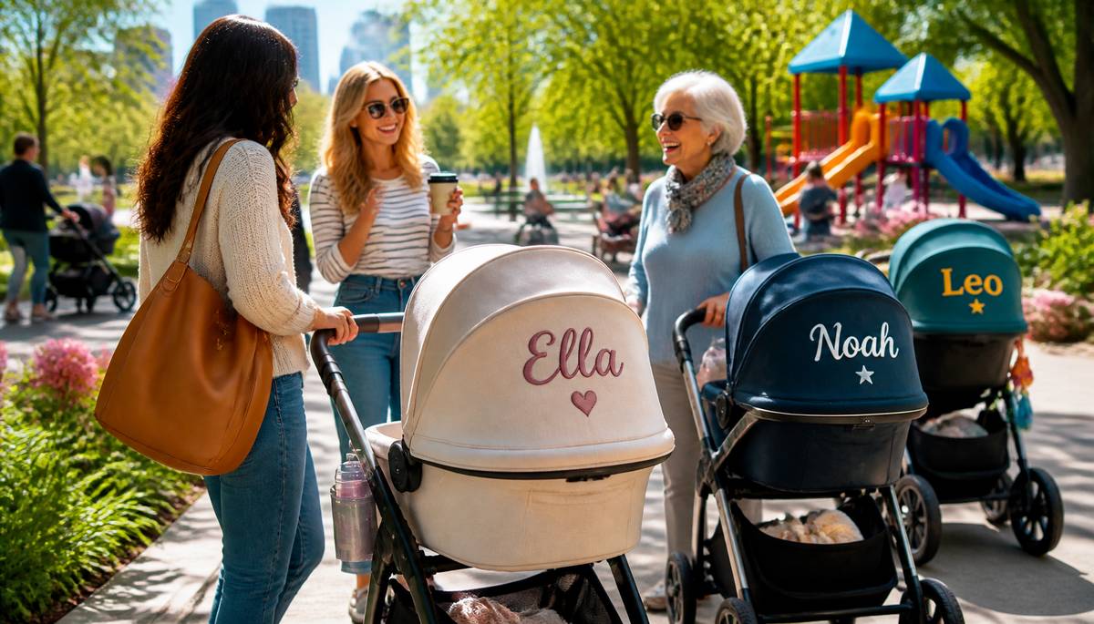 How Your Babys Name on a Pram Starts Conversations