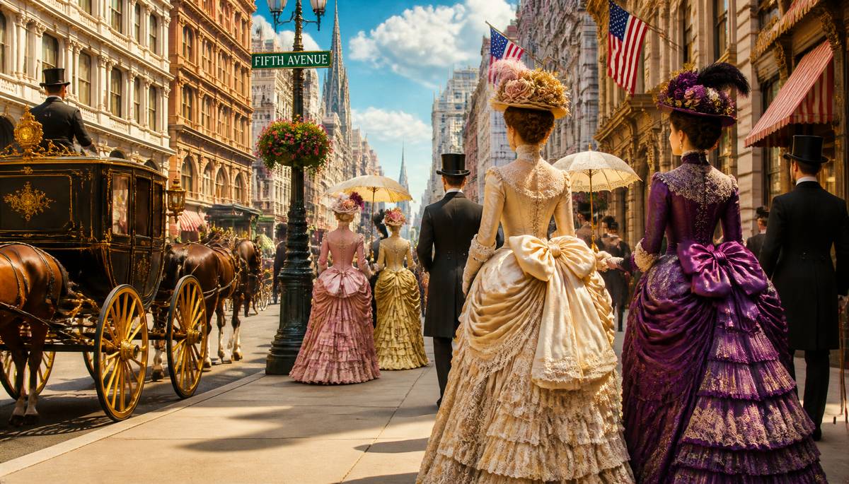 Bustles and Bows: Gilded Age New York Fashion