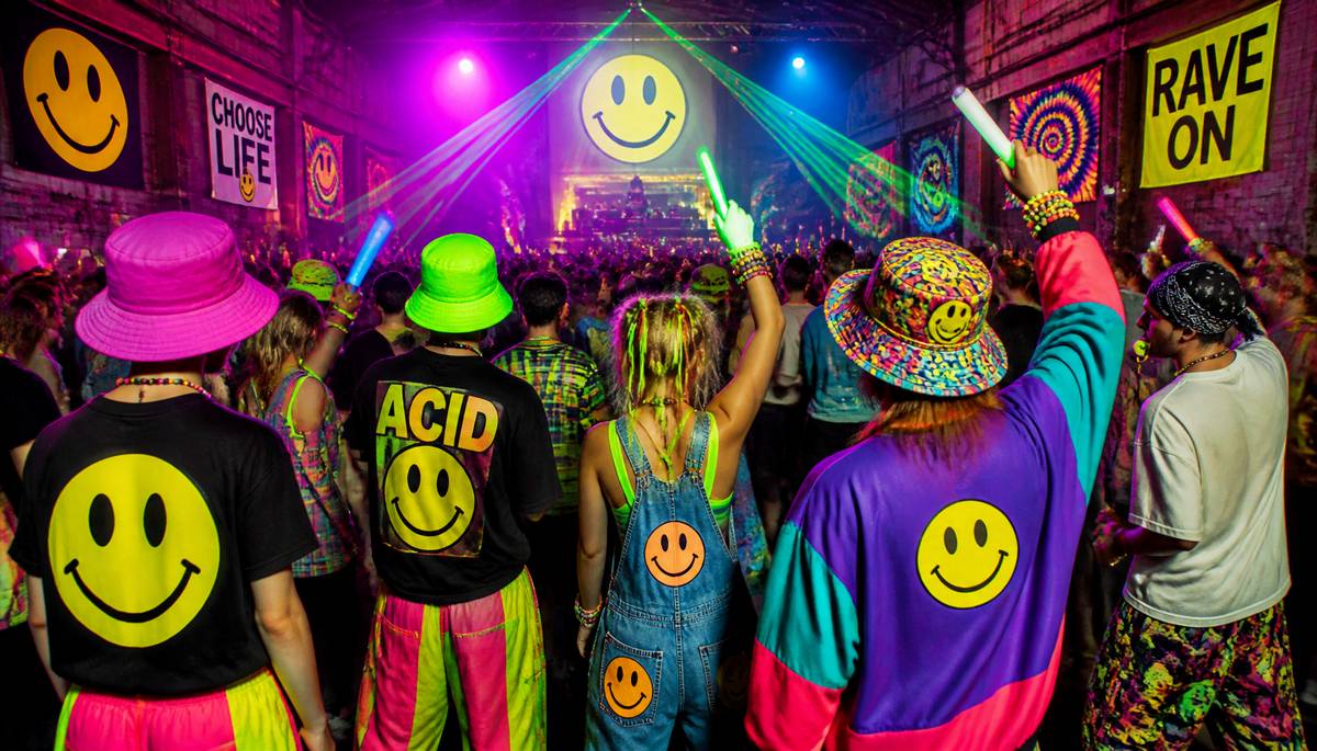 Acid Threads: a Dive into the UK Rave Fashion of 91-92