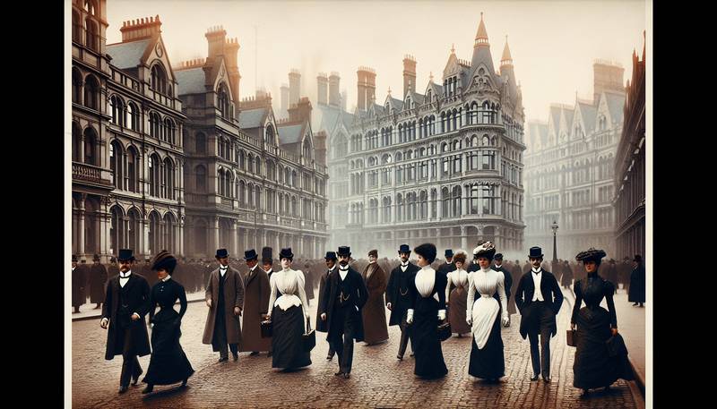 Edwardian Elegance: High Collars and S-Bend Corsets