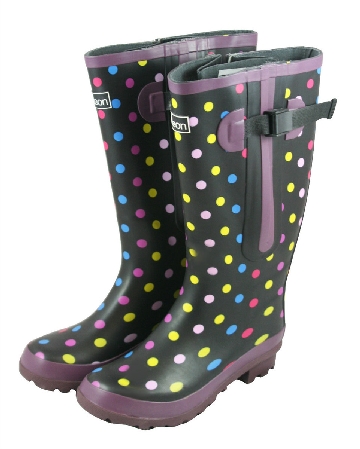 Extra Wide Fit Welly - Polka Dot