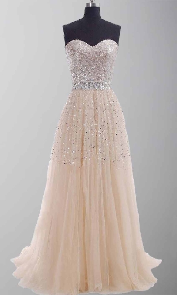 sparkle glitter prom dresses