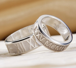 Roman Numeral Rings