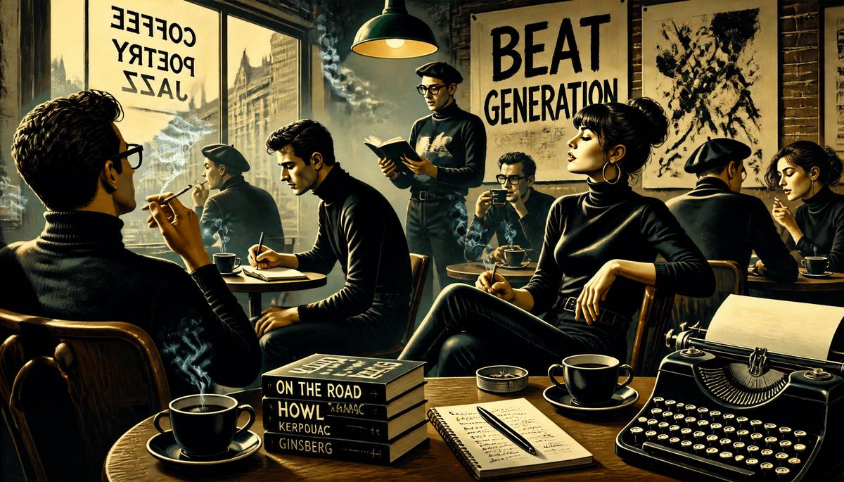 Beat Generations Black Turtlenecks: 1950s Counter-Culture