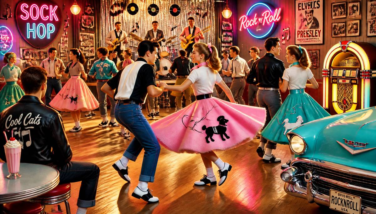 Saddle Shoes and Poodle Skirts: 1950s Teenage Dream