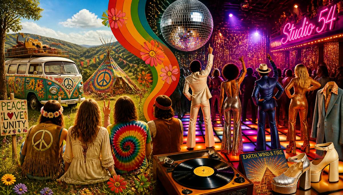 Hippie to Disco: Transitioning Trends of the 1970s