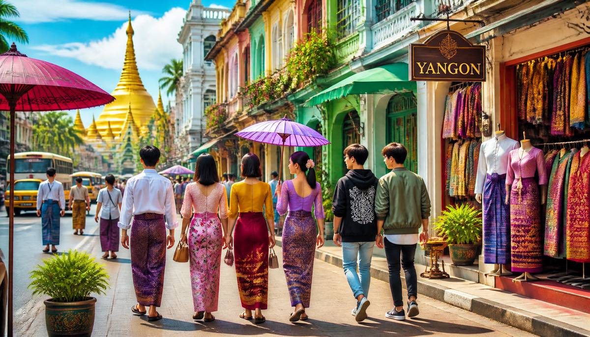 Yangon: From Fashion Fossils to Fabulous Fads