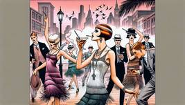 Gar&#231;onne Look: 1920s Androgynous Chic