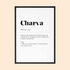 Charva Geordie Definition Print