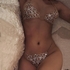 Sexy body chain rhinestone luxury underwear set Tassel Crystal body chain