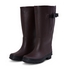 Extra Wide Calf Brown Wellies with Rear Gusset - Wide Foot & Ankle - Fit 40-50cm Calf