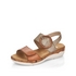 Remonte Ladies sandals R6853-90 in Metallic