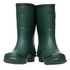 Half Height Green Rain Boots - Wide Foot and Ankle