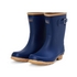 Half Height Oxford Blue Rain Boots - Wide Foot and Ankle