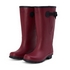 Extra Wide Calf Women's Rain Boots - Raspberry - 16-23 Inch Calf - Wide in Foot & Ankle