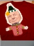 Donald Trump Red Christmas Sweater