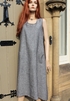 EVA TRALALA Womens Loose Linen Sundress PIMPRENELLE