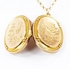 Elegant & Dainty Antique 9 Carat Yellow Gold Portrait Locket With 18 Inch Necklace