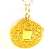 Antique 375 Gold Pendant Locket Necklace 18 Inches WWI Era