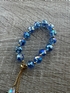 Blue Crystal Bead Bracelet