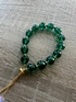Green Crystal Bead Bracelet