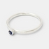 Sapphire Sterling Silver Stacking Ring