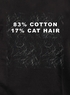 83% Cotton 17% Cat Hair T-Shirt