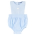 BABY GIRL BLUE TEXTURED ROMPER