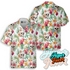 Flower Skull Pattern Premium Quality Hawaiian Shirt,Tropical Flower Skull Pattern For Men, For Woman Hawaiian Shirt - HYPERFAVOR