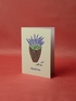 Violet Butterfly Card