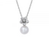 Fei Liu Alyssum 18kt Gold Small Pearl Drop Diamond-Set Pendant