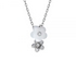 Fei Liu Alyssum 18kt Gold Small Mother of Pearl and Diamond-Set Flower Pendant